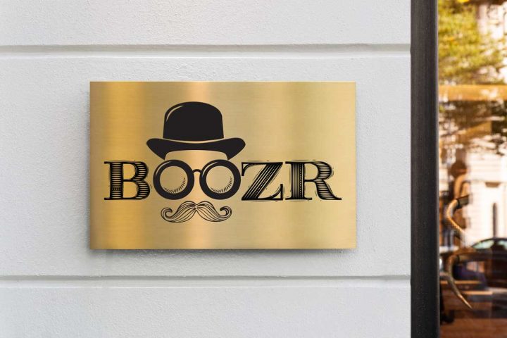 Boozr logo design and branding