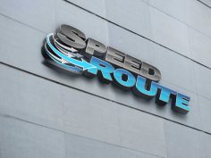 Speedroute logo design and development